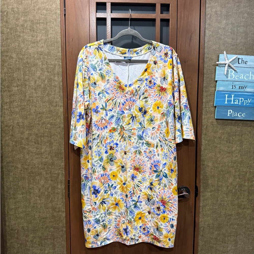 Ripskirt Hawaii Sleep Dress EUC